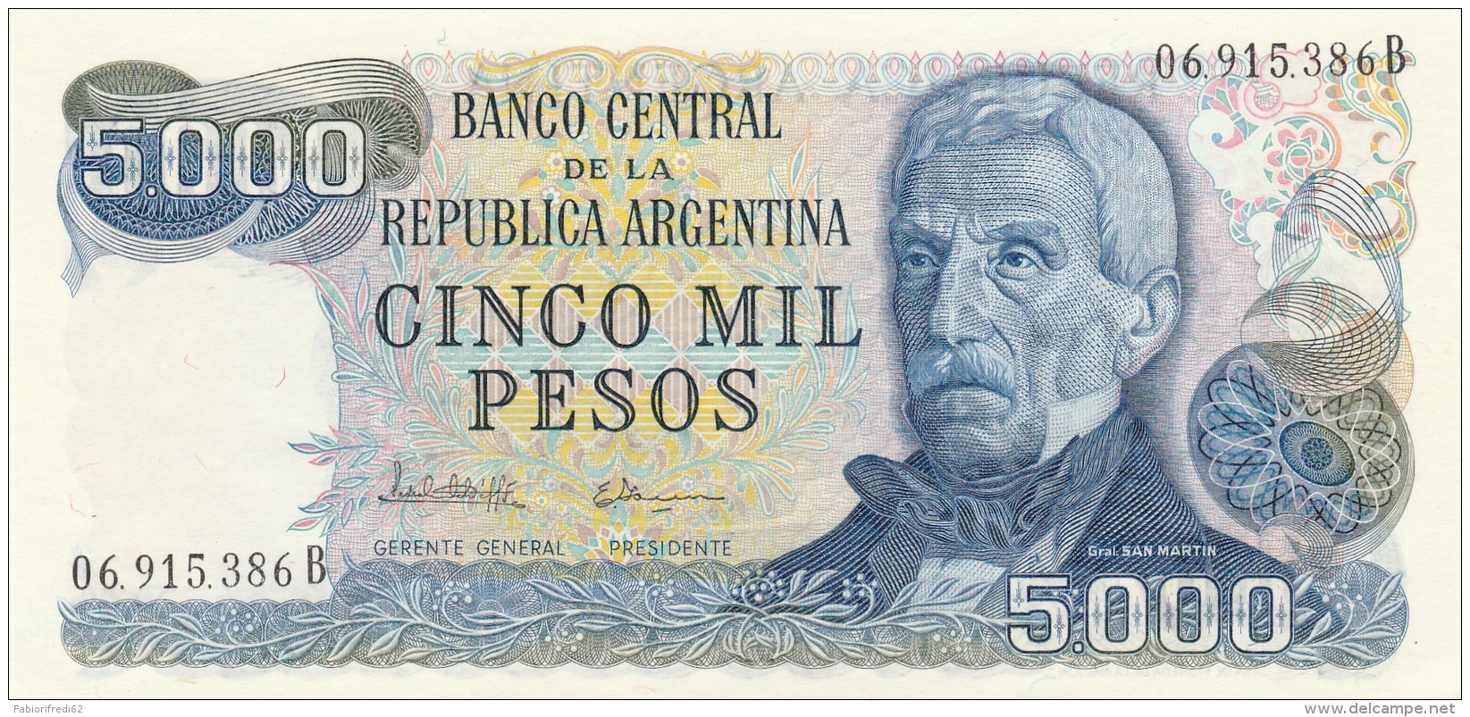 ARGENTINA 5000 PESOS -UNC - Argentina