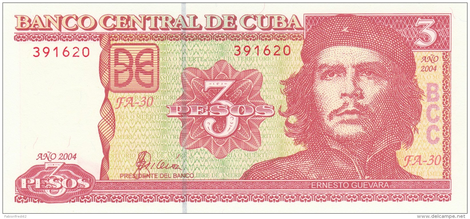 CUBA 3 PESOS -UNC - Cuba