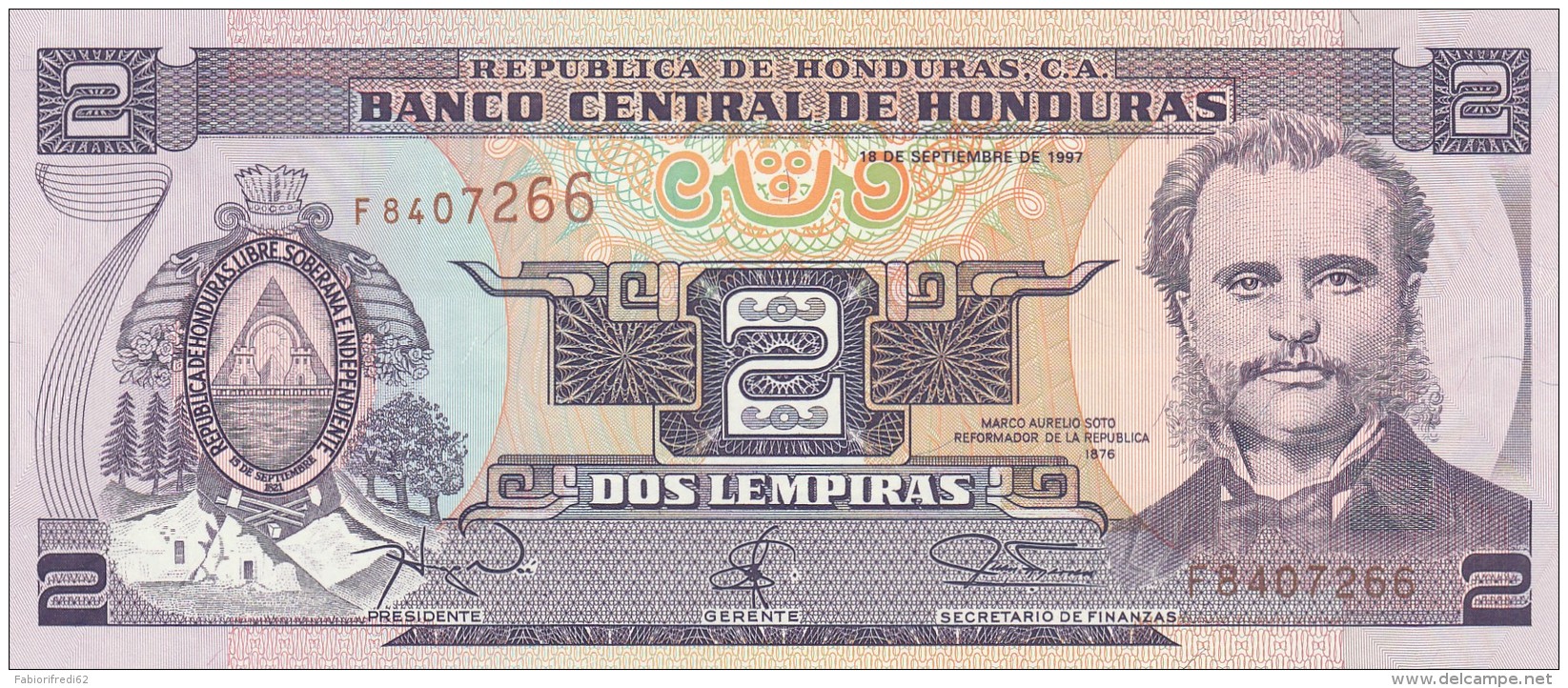 HONDURAS 2 LEMPIRAS -UNC - Honduras