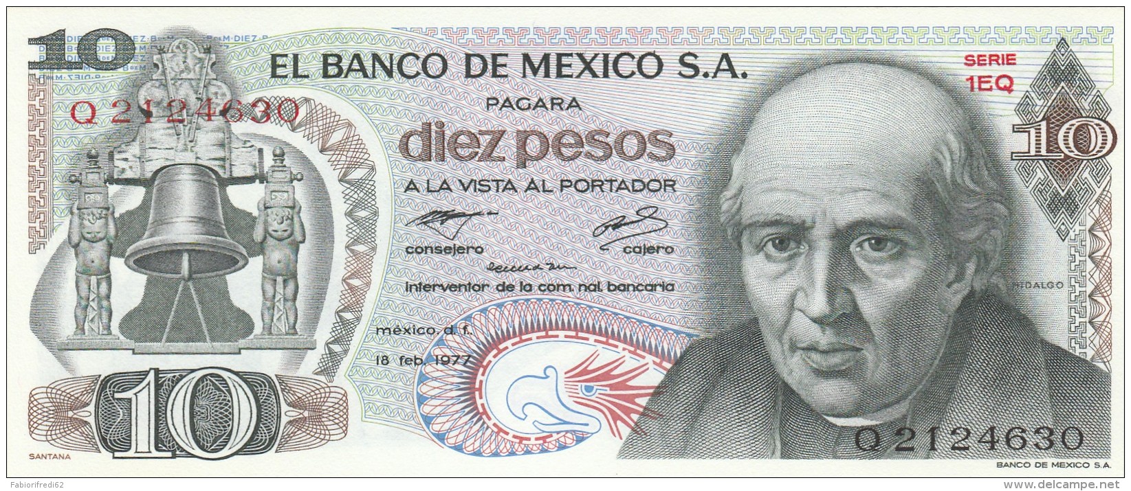 MESSICO 10 PESOS -UNC - Messico