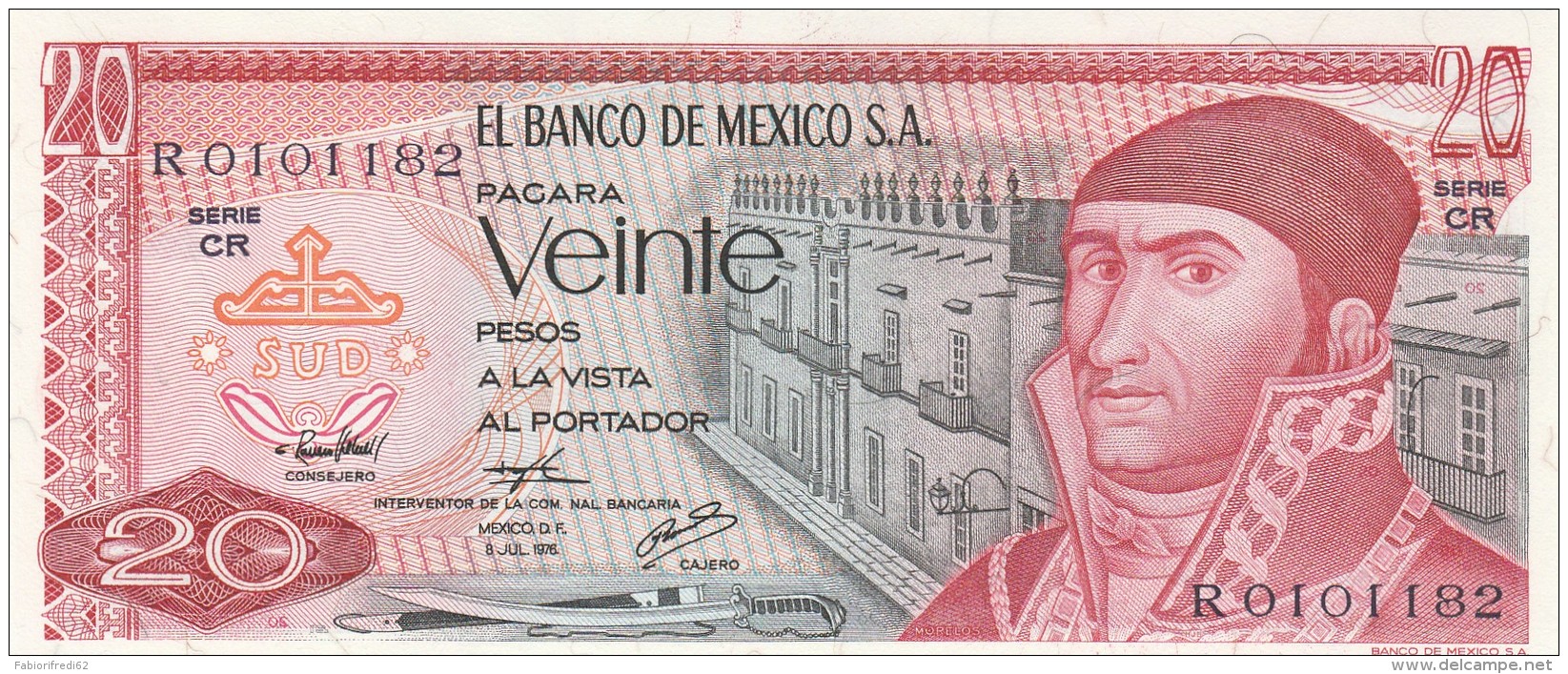 MESSICO 20 PESOS -UNC - Messico