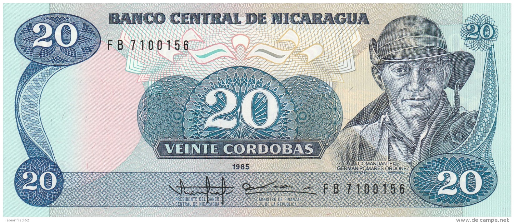 NICARAGUA 20 CORDOBAS (2) -UNC - Nicaragua