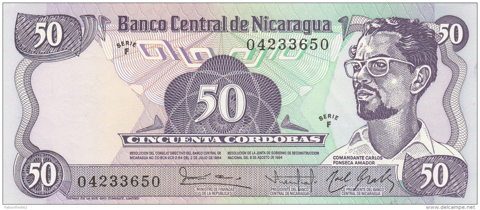 NICARAGUA 50 CORDOBAS (2) -UNC - Nicaragua