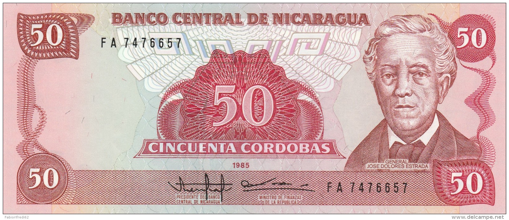 NICARAGUA 50 CORDOBAS -UNC - Nicaragua