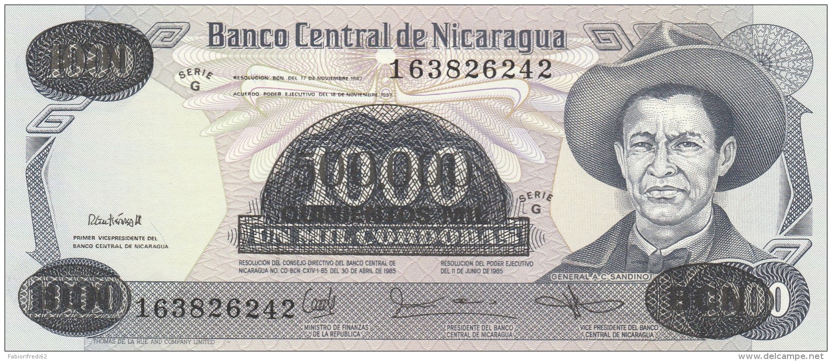 NICARAGUA 500000-1000 CORDOBAS -UNC - Nicaragua