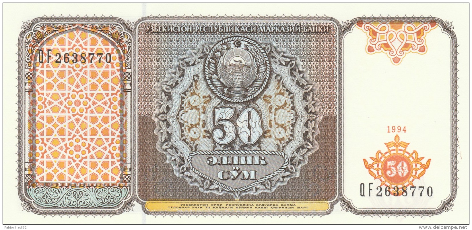 UZBEKISTAN 50 SOM -UNC - Uzbekistan