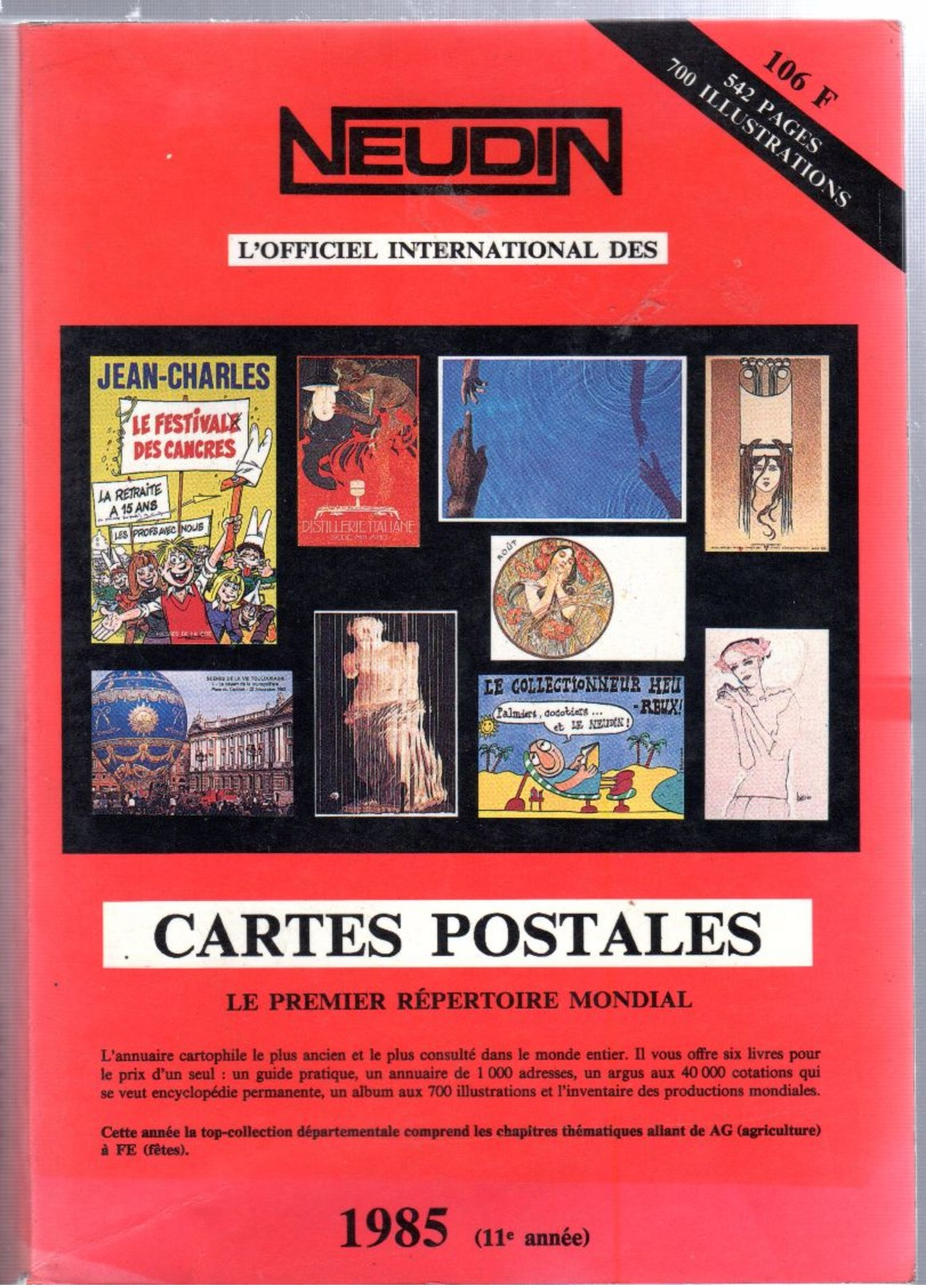 Cp "   Catalogue Neudin 1985  " - Livres & Catalogues