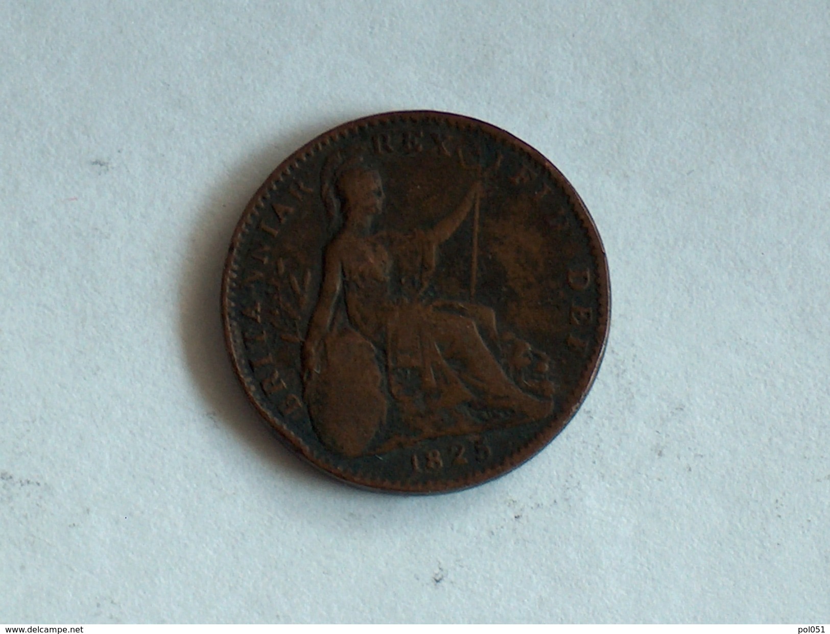 UK 1 FARTHING 1825 ONE GRANDE BRETAGNE - B. 1 Farthing