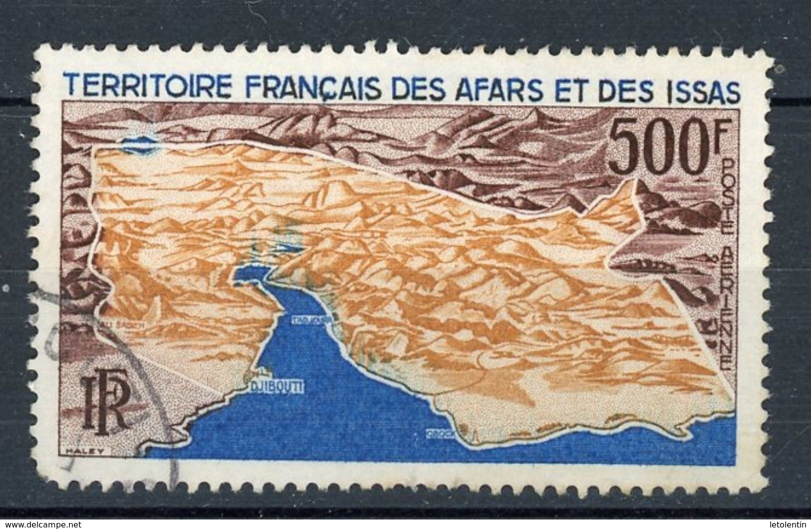 AFARS ET ISSAS - CARTE - POSTE AERIENNE - N° Yvert  PA59  OBLI - Oblitérés