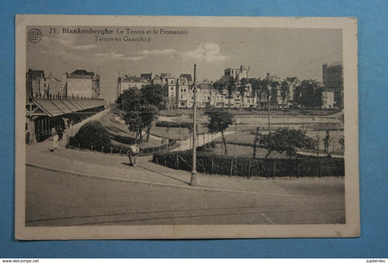 Blankenberge Le Tennis Et Le Promenoir - Blankenberge