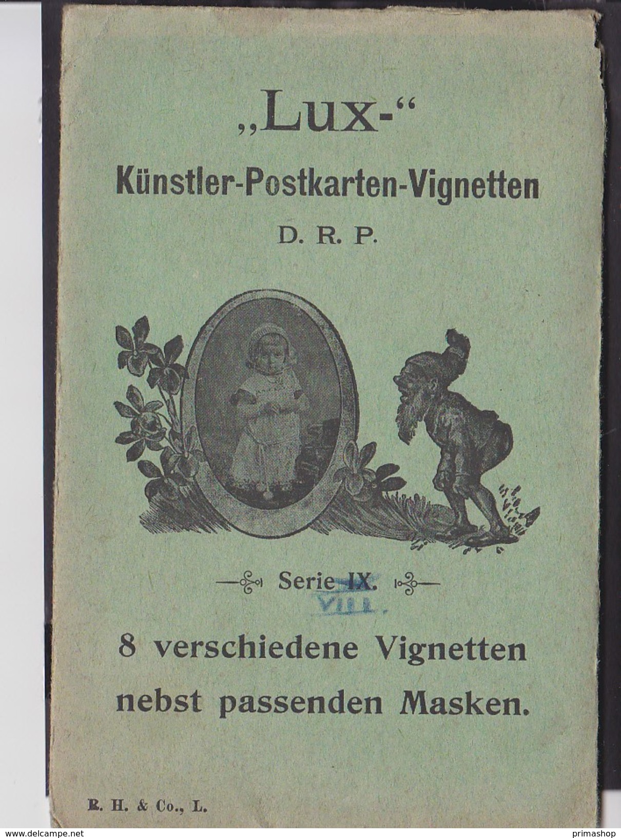 B25 /  LUX Künstler Postkarten Vignetten / Zwerge Um 1900  !! Jugendstil ( Lothar Müller ?? ) - Other & Unclassified