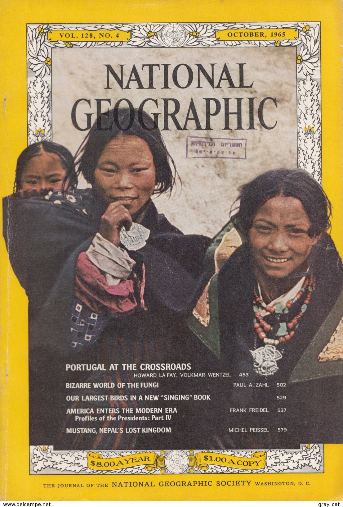 National Geographic Vol. 128 No. 4 October 1965 - Travel/ Exploration