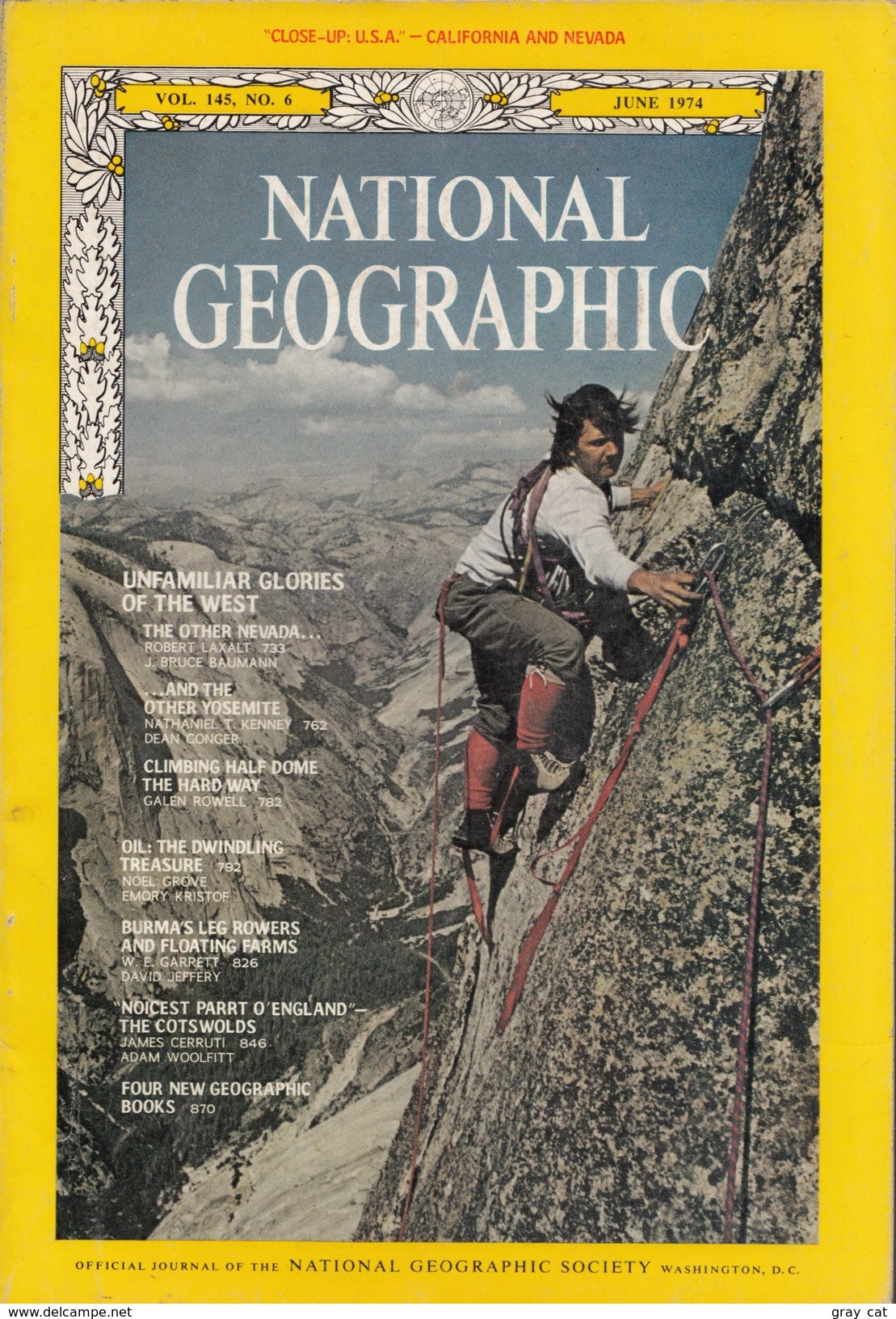 National Geographic Vol. 145, No. 6, June 1974 - Travel/ Exploration