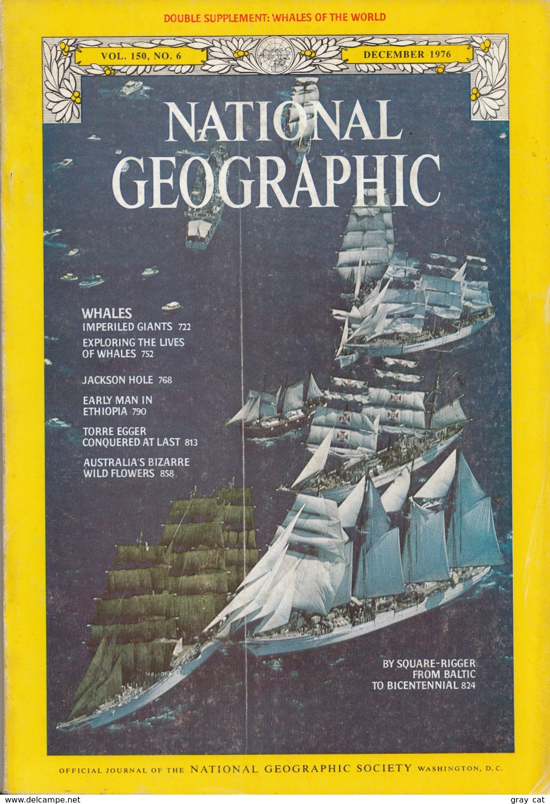 National Geographic Vol. 150, No. 6 December 1976 - Travel/ Exploration