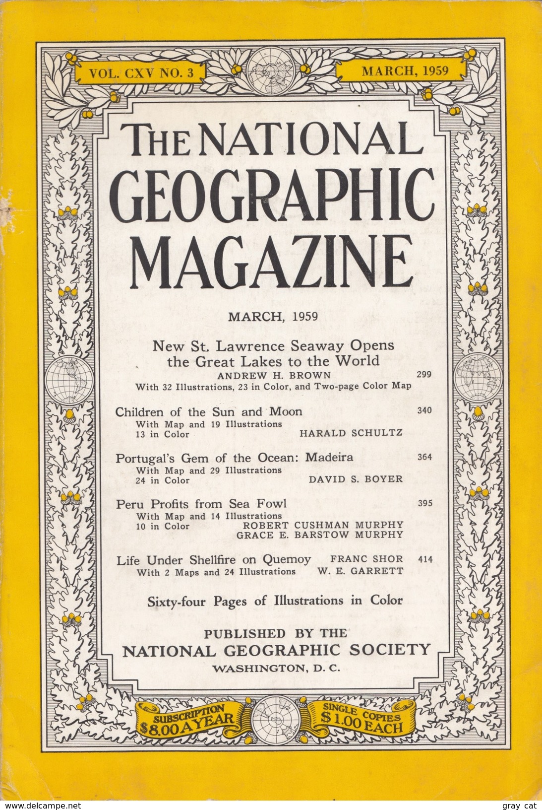 National Geographic Vol. CXV, No. 3, March 1959 - Travel/ Exploration