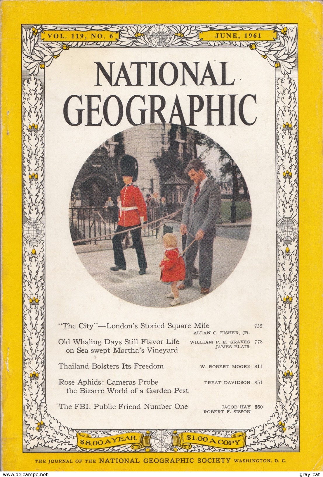 National Geographic Vol. 119 No. 6 June 1961 - Travel/ Exploration