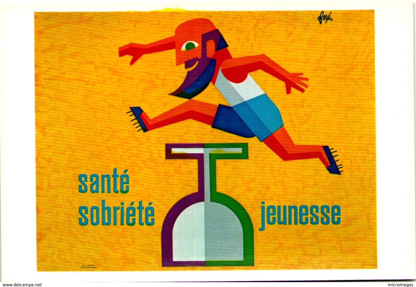 FORE - 3 - Affiche Pour Le "Haut Comité D'Etude Et D'Information Sur L'Alcoolisme" (1960) - Fore