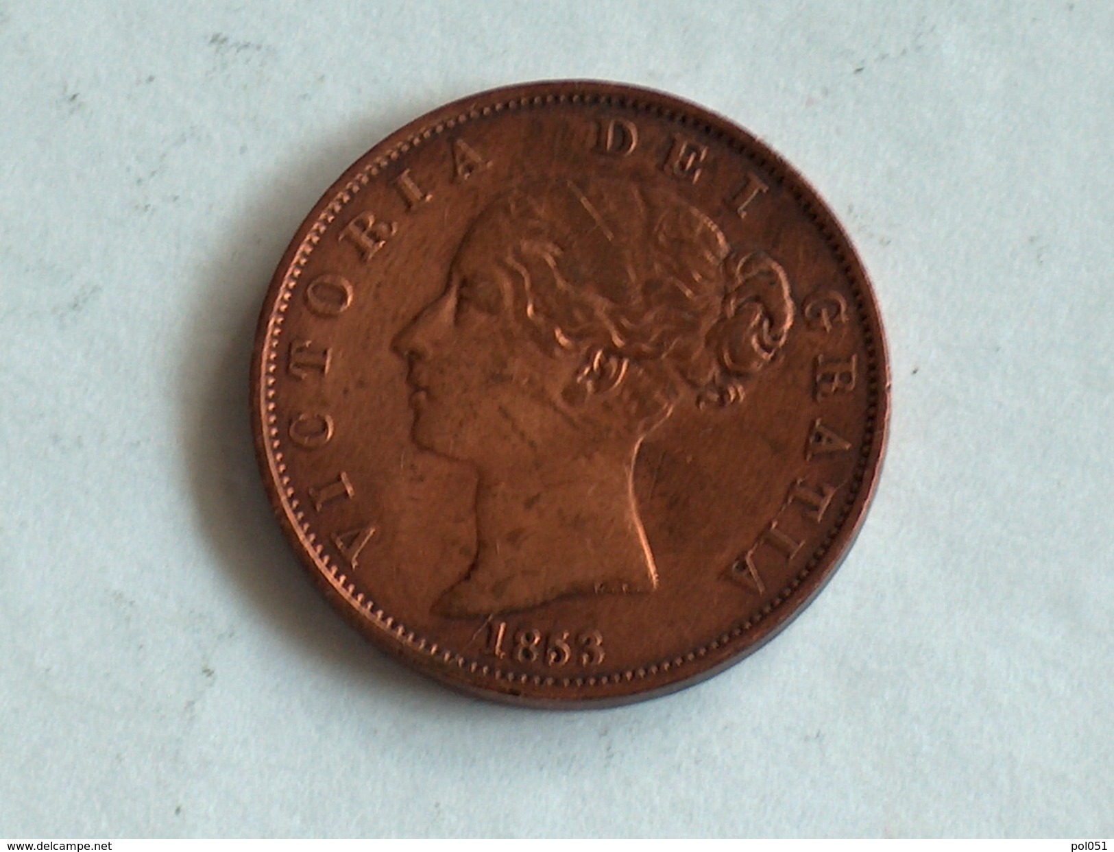 UK 1/2 PENNY 1853 HALF GRANDE BRETAGNE - C. 1/2 Penny