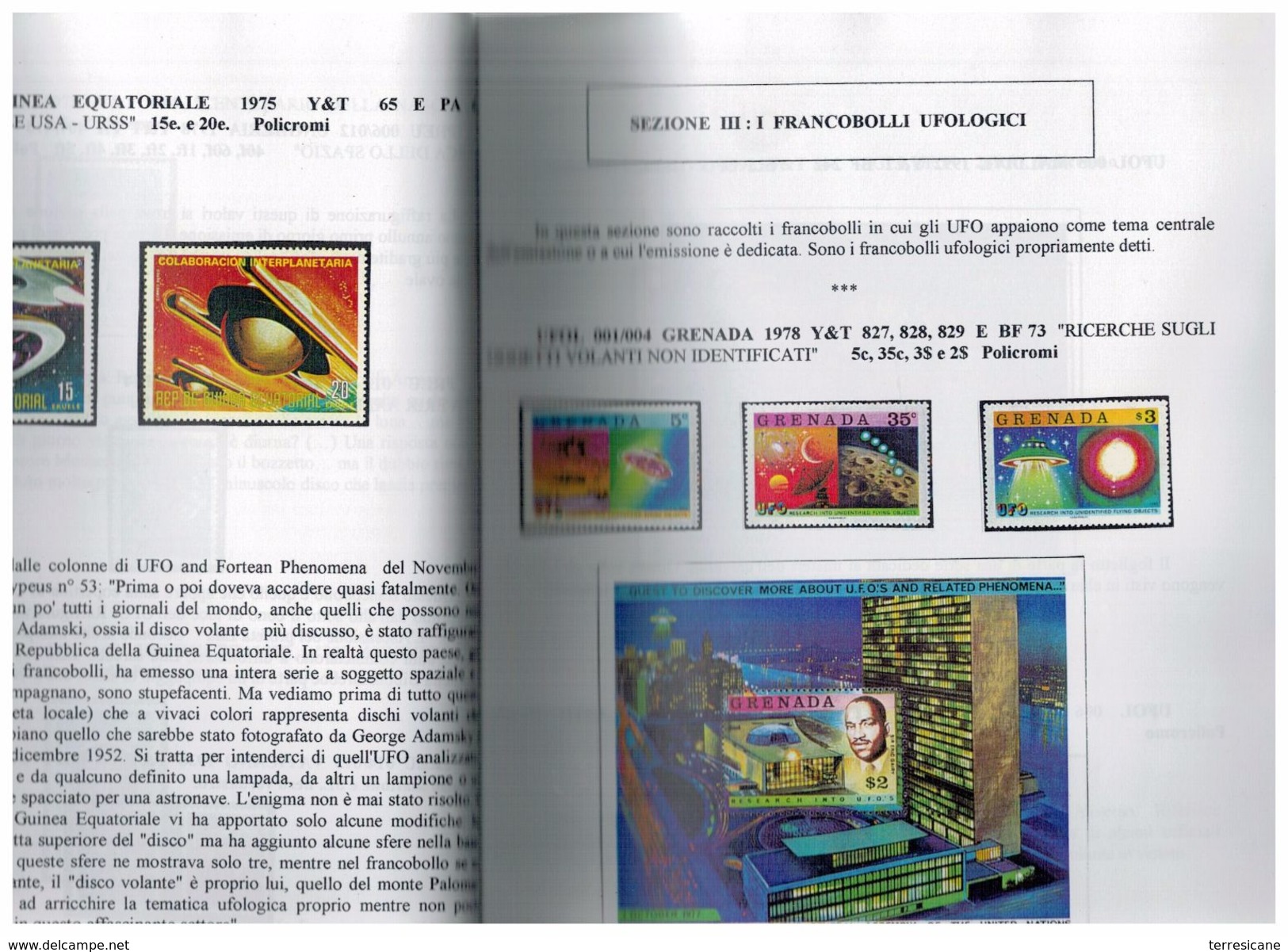 X PHILCAT 2001 UFOFILATELIA CATALOGO DI FRANCOBOLLI CARTE TF MONETE UFOLOGICHE - Altri & Non Classificati