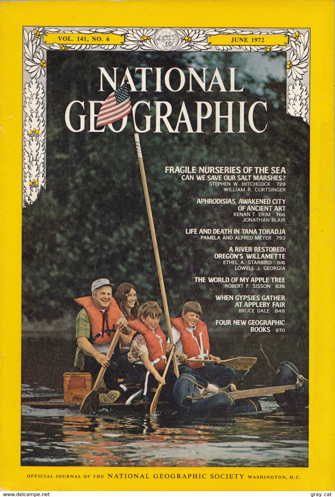 National Geographic Vol. 141 No. 6, June 1972 - Voyage/ Exploration