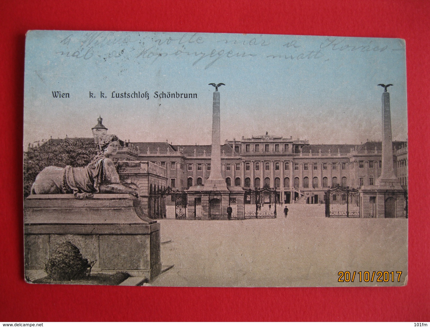 WIEN - K.K. LUSTSCHLOSS SCHONBRUNN - USED 1913 - Château De Schönbrunn