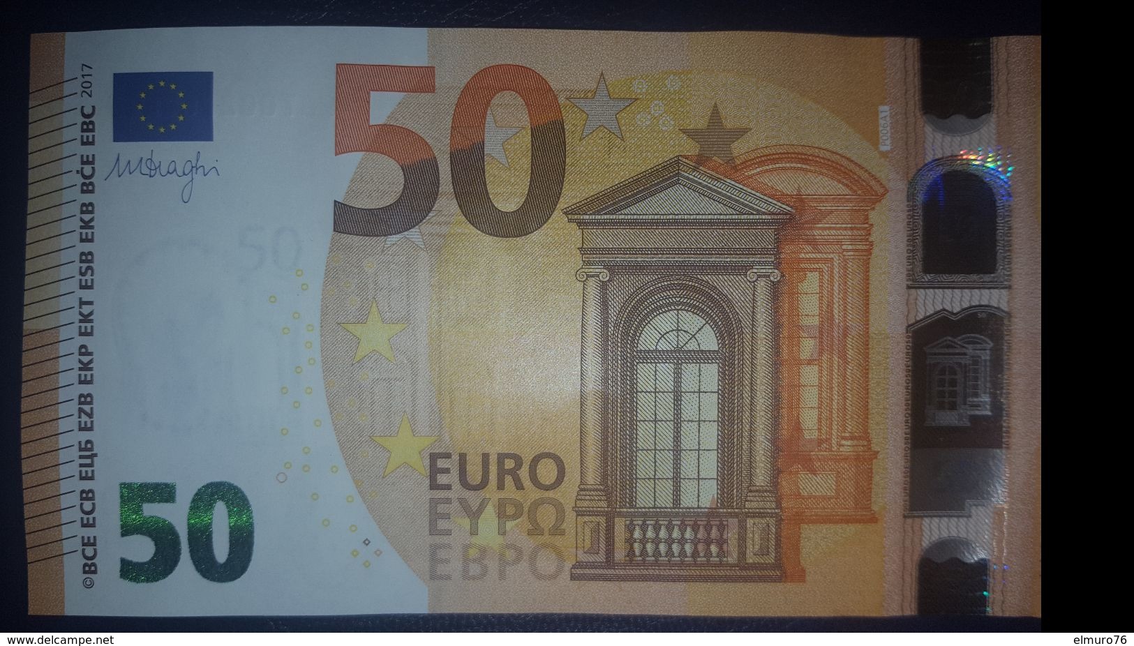 50 EURO P006A1 Netherlands DRAGHI Serie PB Perfect UNC - 50 Euro