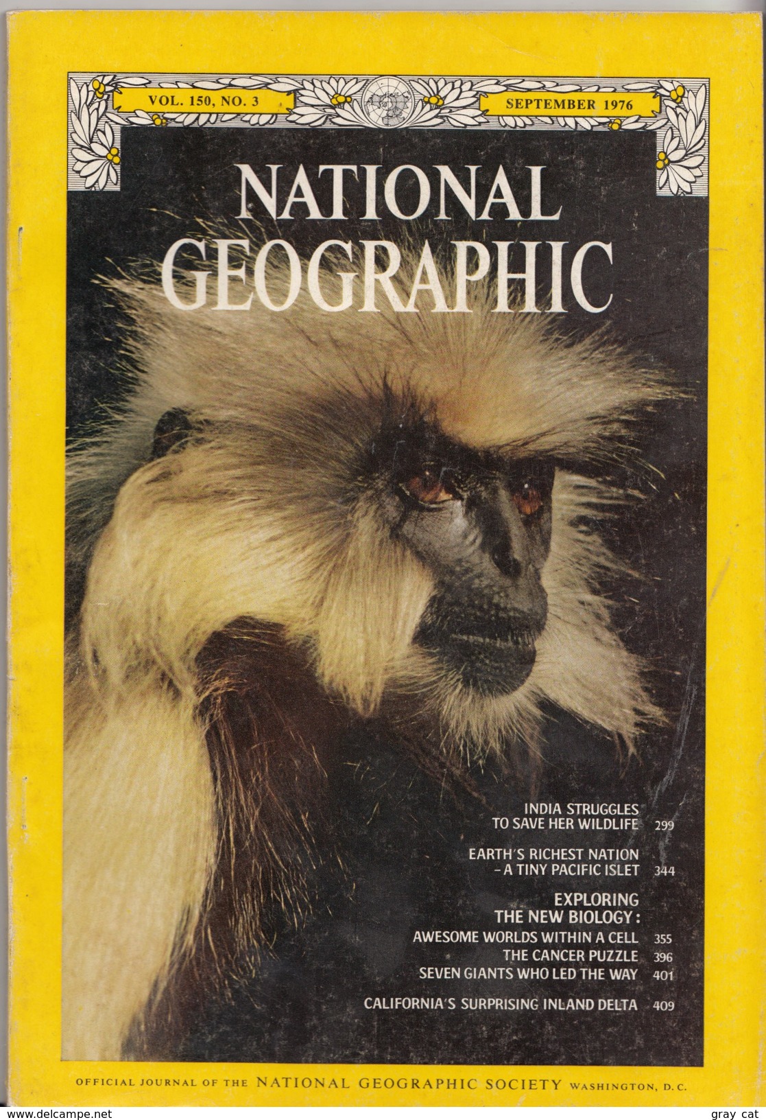 National Geographic Magazine Vol. 150, No. 3, September 1976 - Voyage/ Exploration