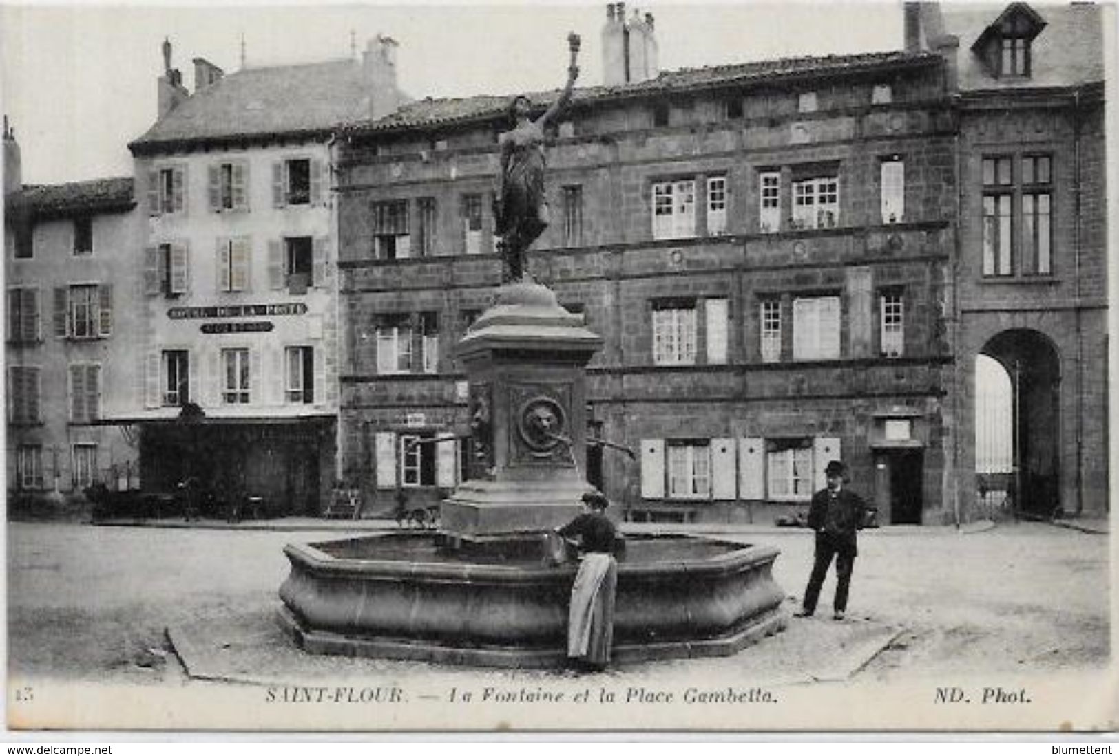 CPA Saint FLOUR Cantal Auvergne écrite - Saint Flour