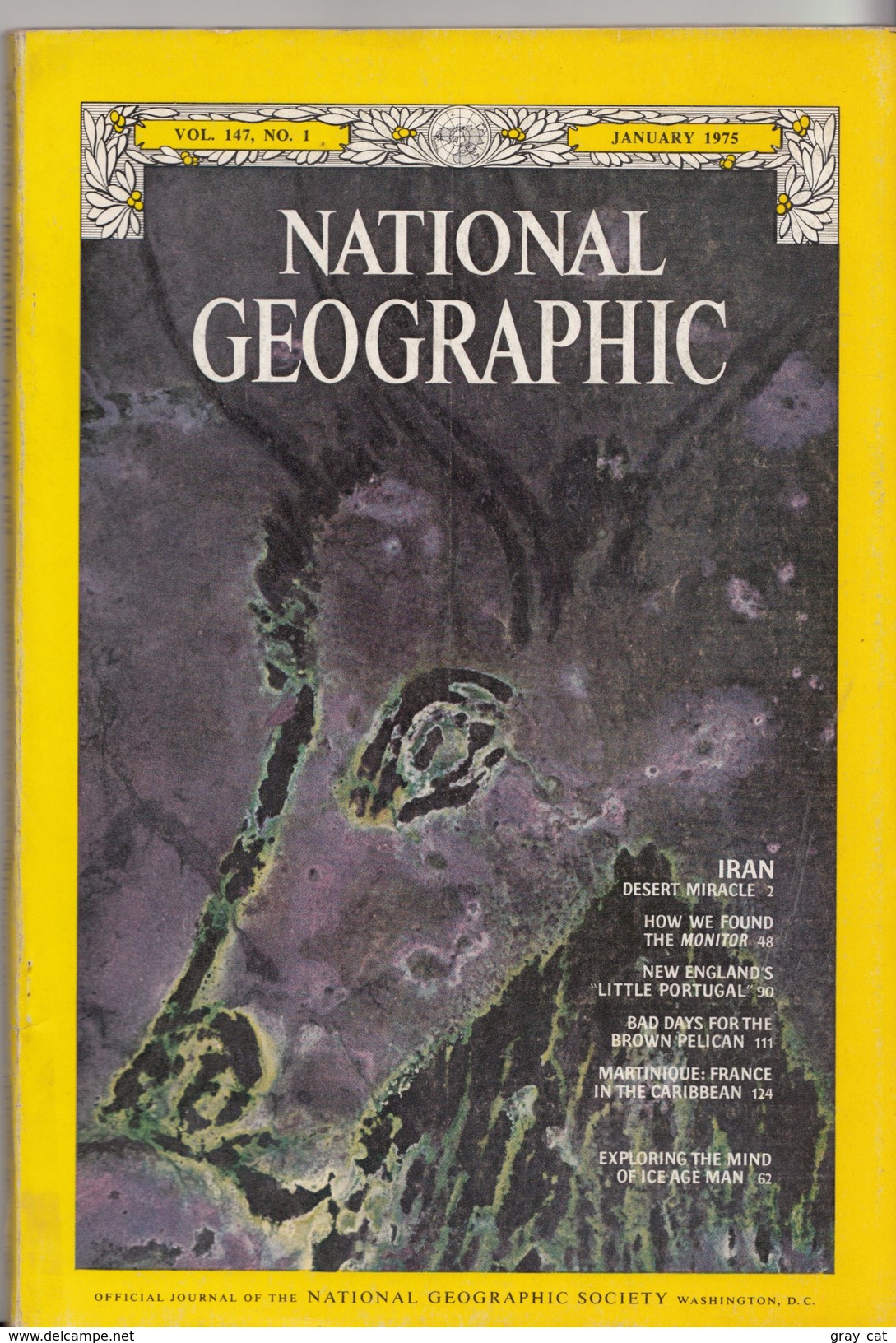 National Geographic Magazine Vol. 147, No. 1, January 1975 - Reizen/ Ontdekking