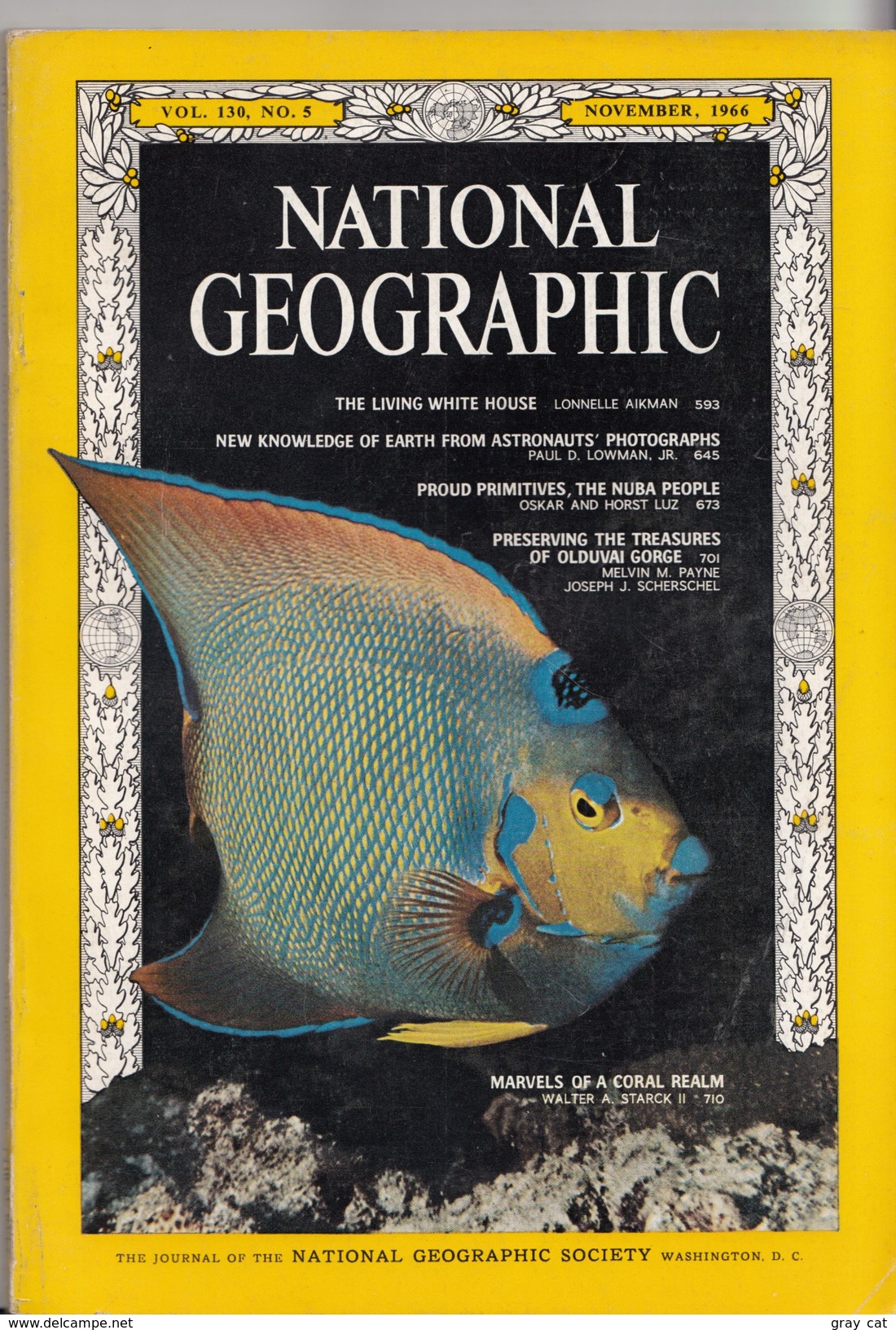 National Geographic Magazine Vol. 130, No. 5, November 1966 - Reizen/ Ontdekking