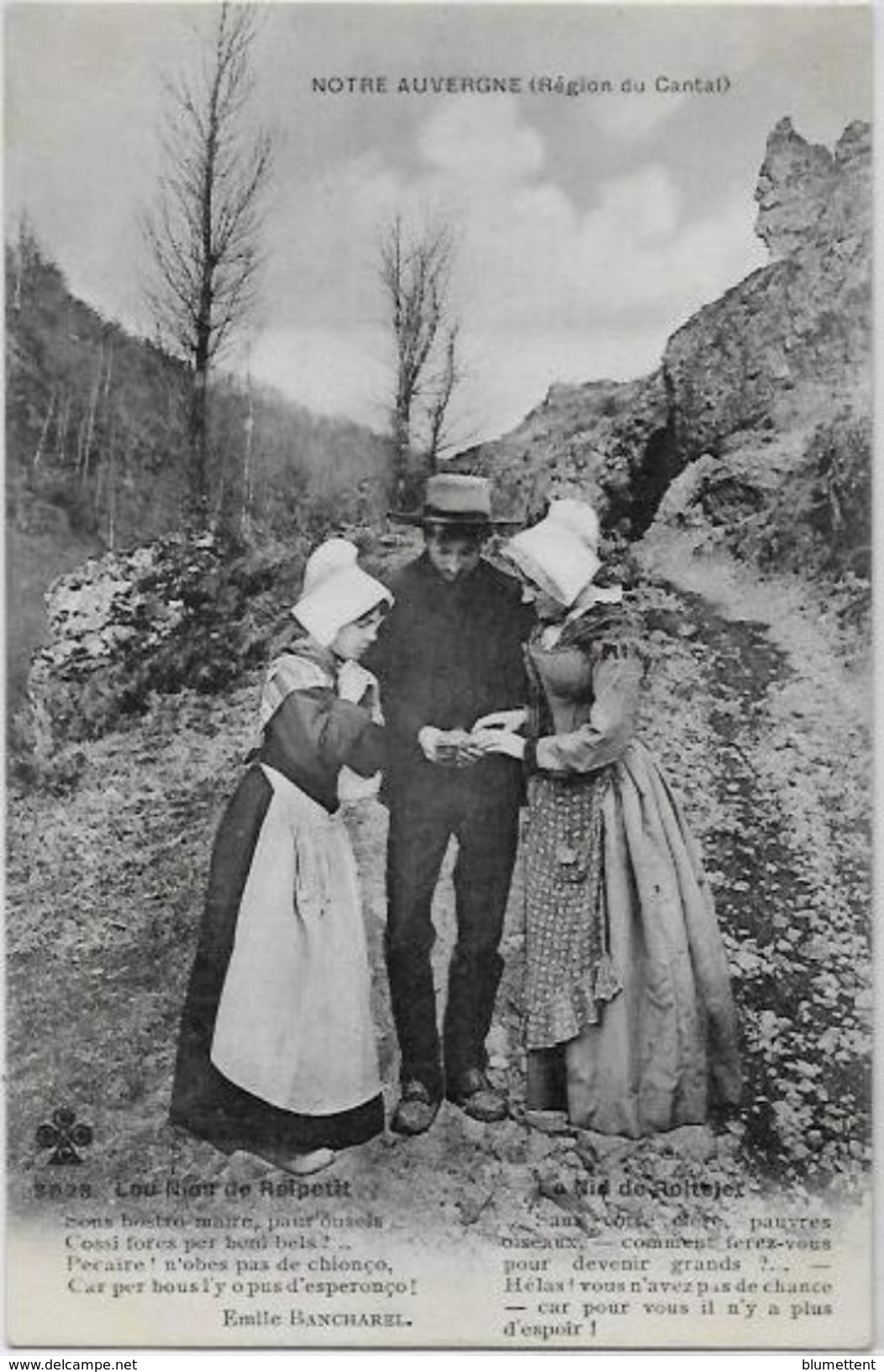 CPA Types Métier Folklore Cantal Auvergne Non Circulé - Sonstige & Ohne Zuordnung