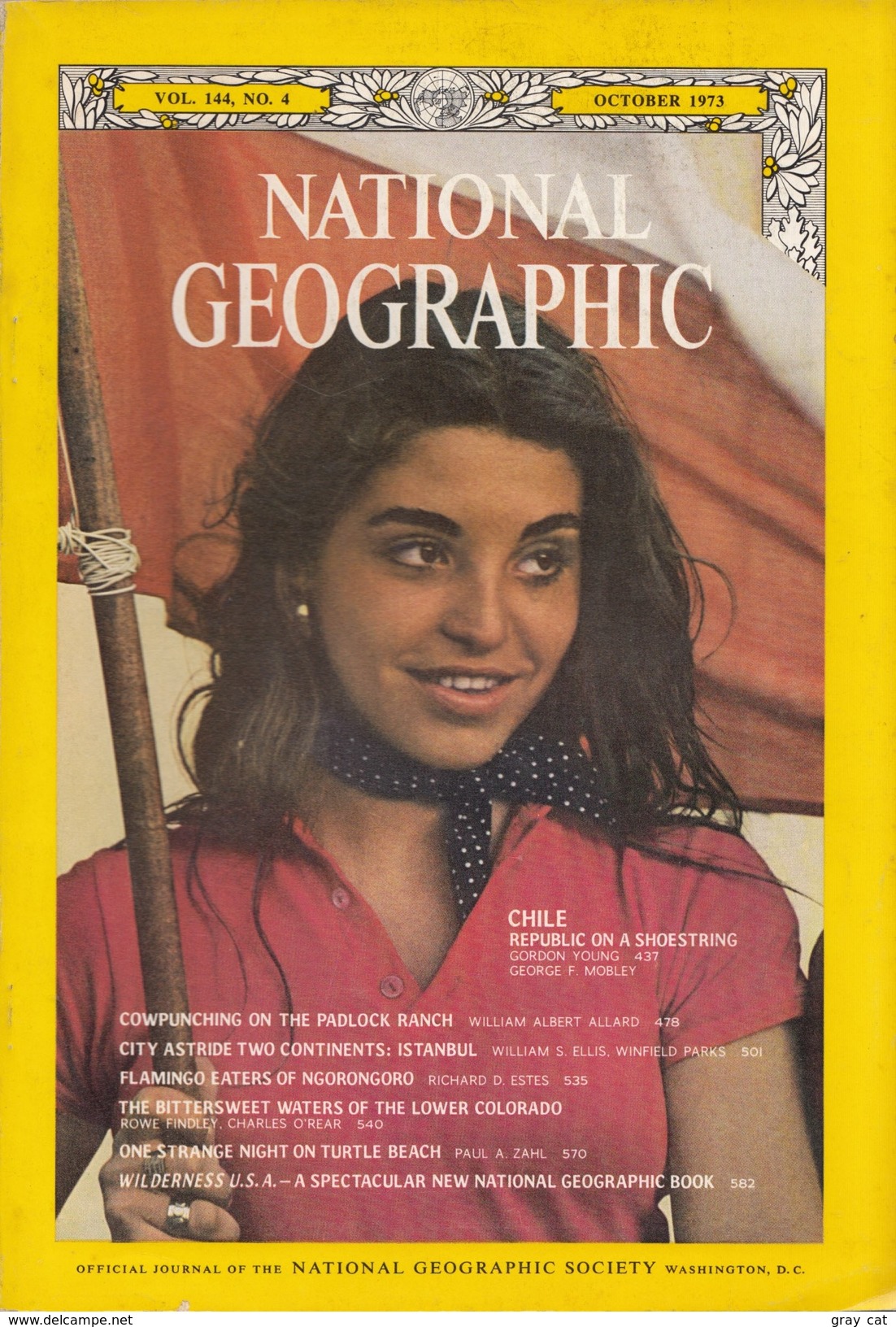 National Geographic Magazine Vol. 144, No. 4, October 1973 - Viajes/Exploración