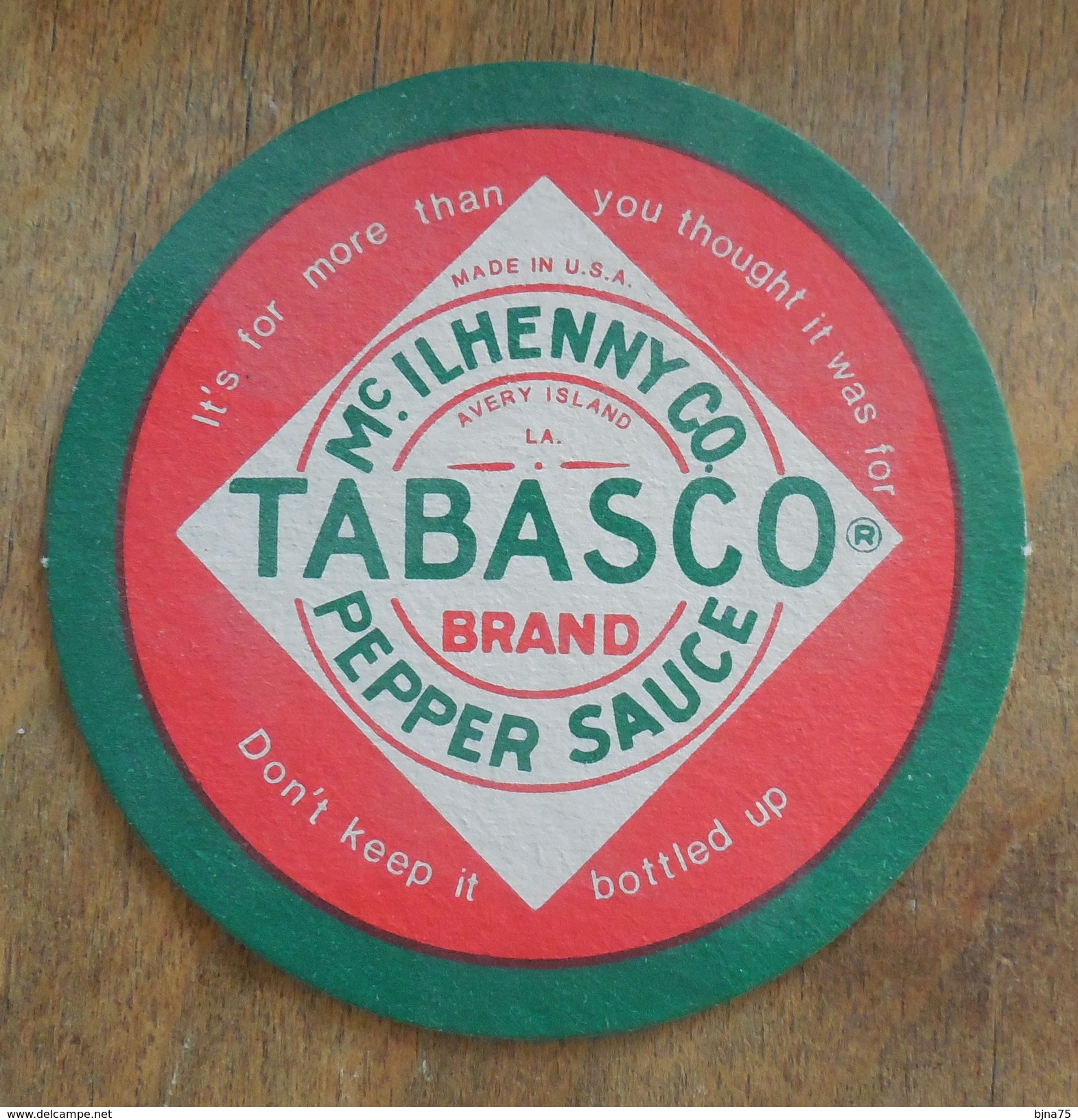 Sous-bocks  Tabasco Brand  Pepper Sauce  - Imprimé Recto Verso - Neuf  (Usine De Louisiane) - Beer Mats