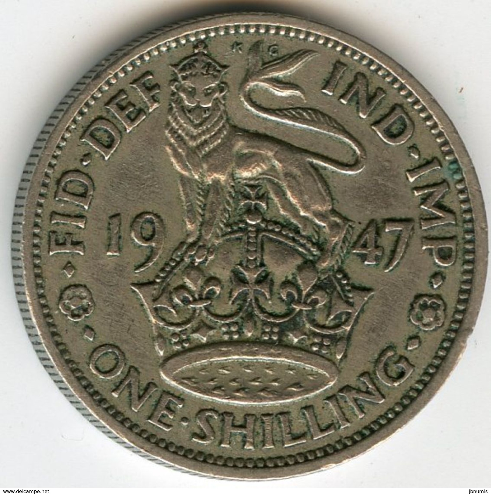 Grande Bretagne Great Britain 1 Shilling 1947 Angleterre KM 863 - I. 1 Shilling