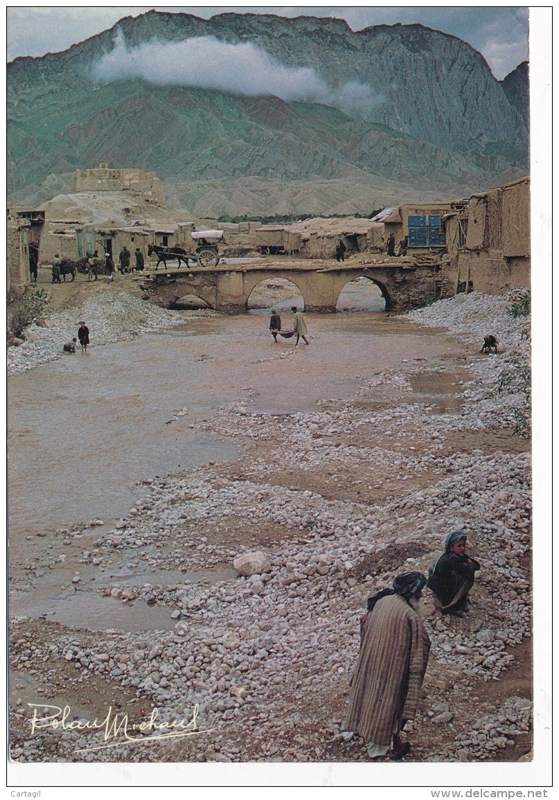 CPM Maxi  34690 -Afghanistan-Pont Cité Caravanière -Photo D'art  Roland Michaud-Envoi Gratuit - Afganistán