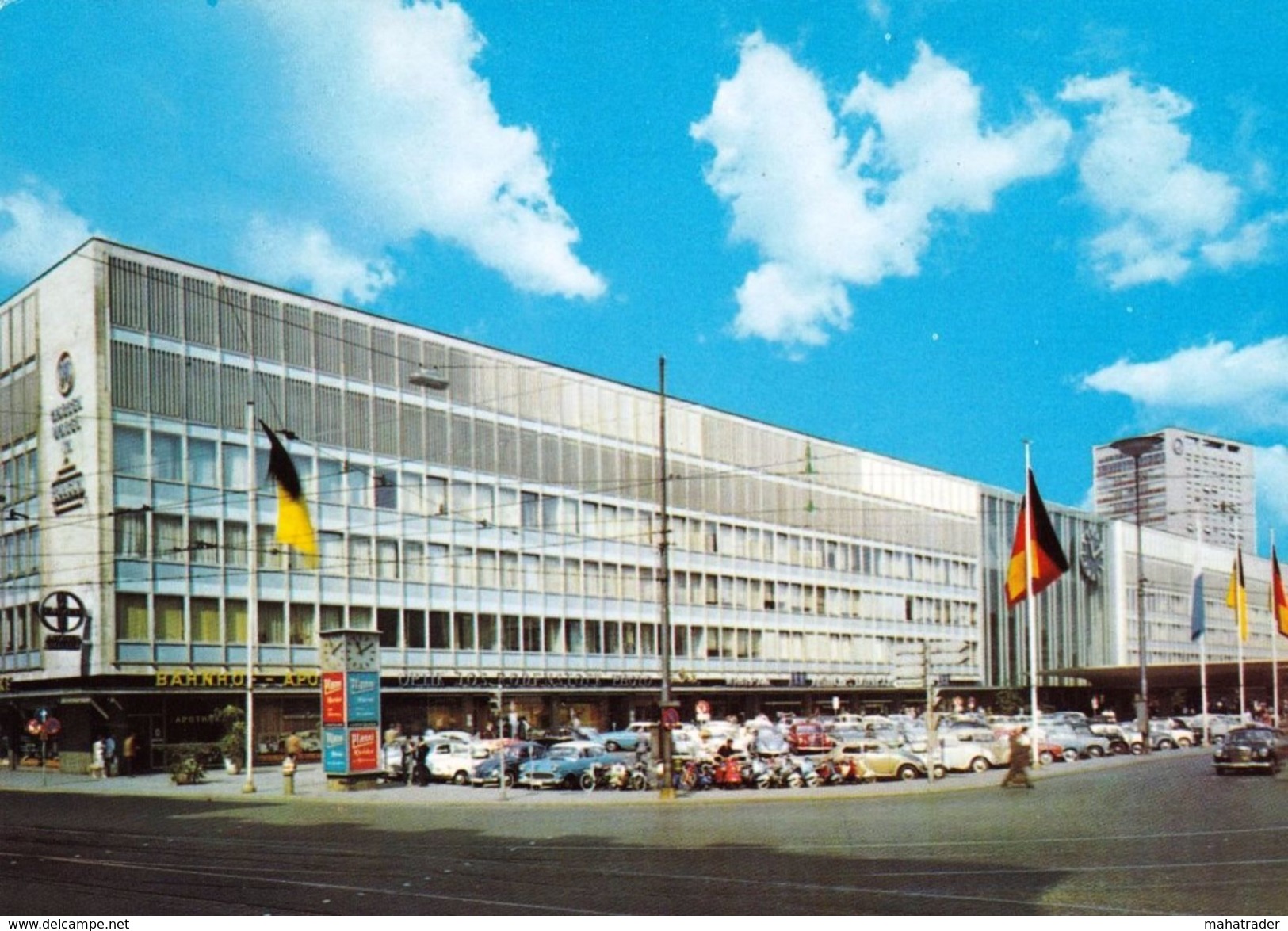 Germany - Munich München - Hauptbahnhof Main Railway Station - Mailed 1966 - München