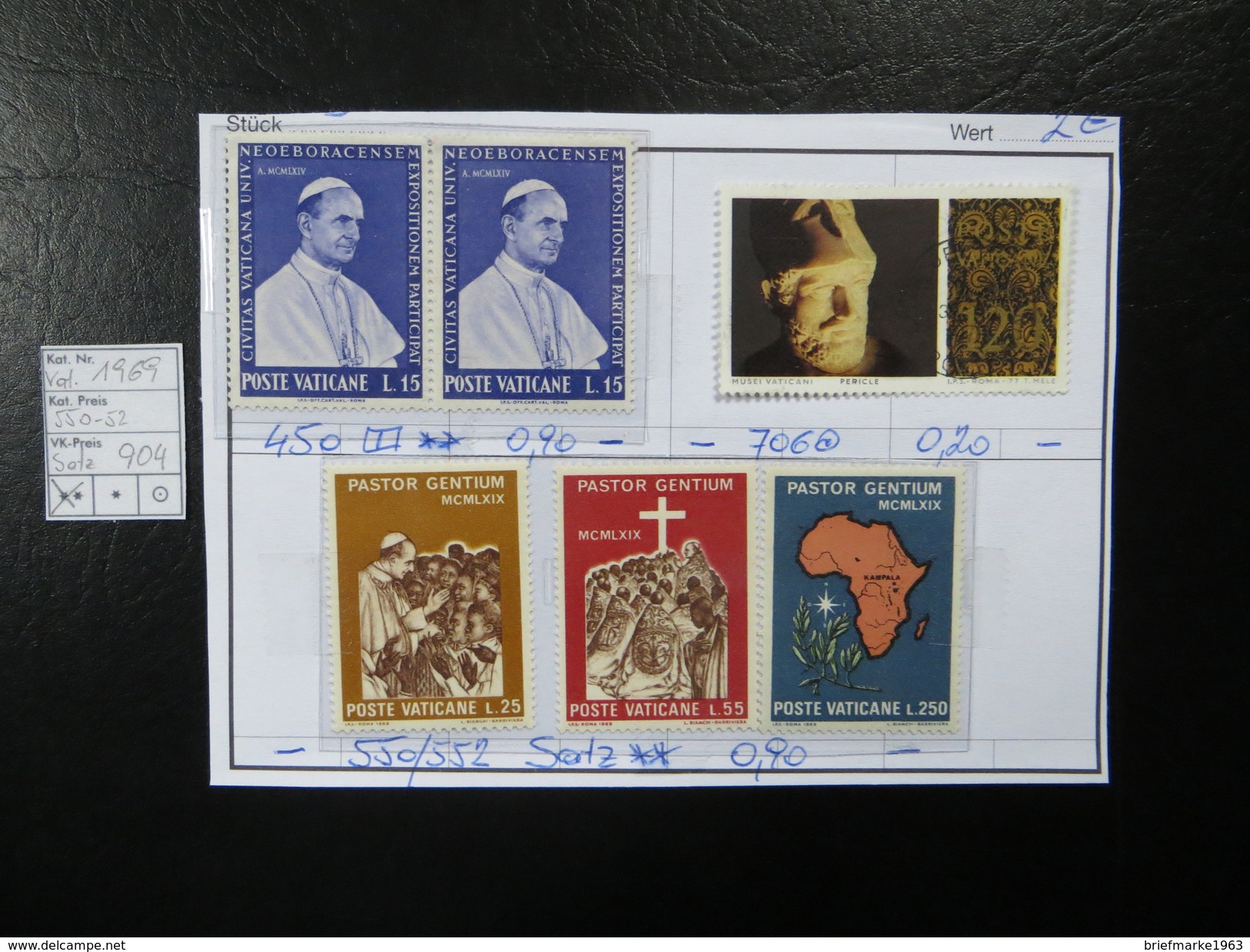 1969  " Satz+Pärchen "  Postfrisch  LOT 904 - Unused Stamps