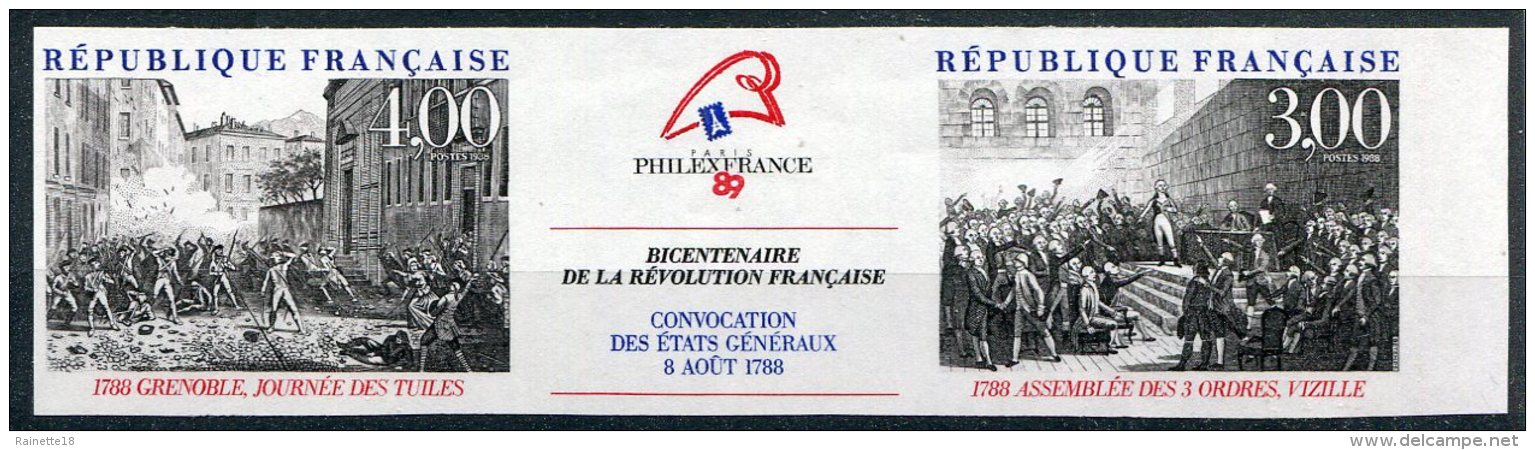 France             2538a  Non Dentelé   Philexfrance 89 - Non Classés