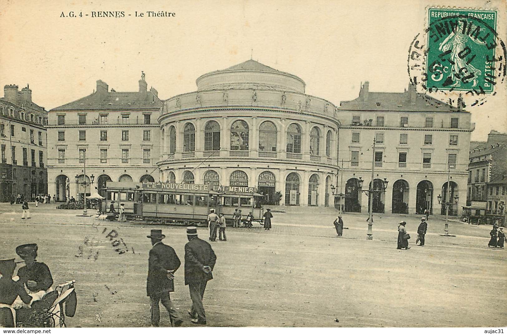 Dép 35 - Ille et Vilaine - Rennes - Lots en vrac - Lot de 247 cartes