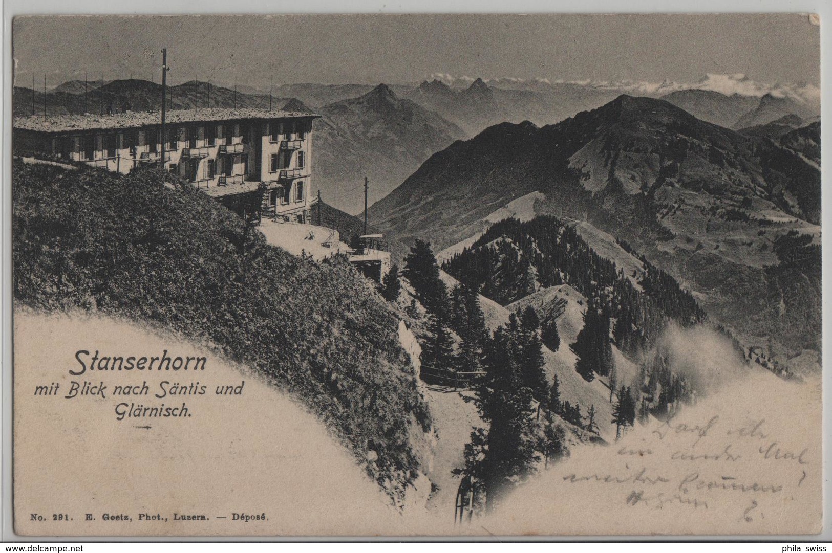 Stanserhorn - Blick Nach Säntis Und Glärnisch - Photo: E. Goetz - Stans