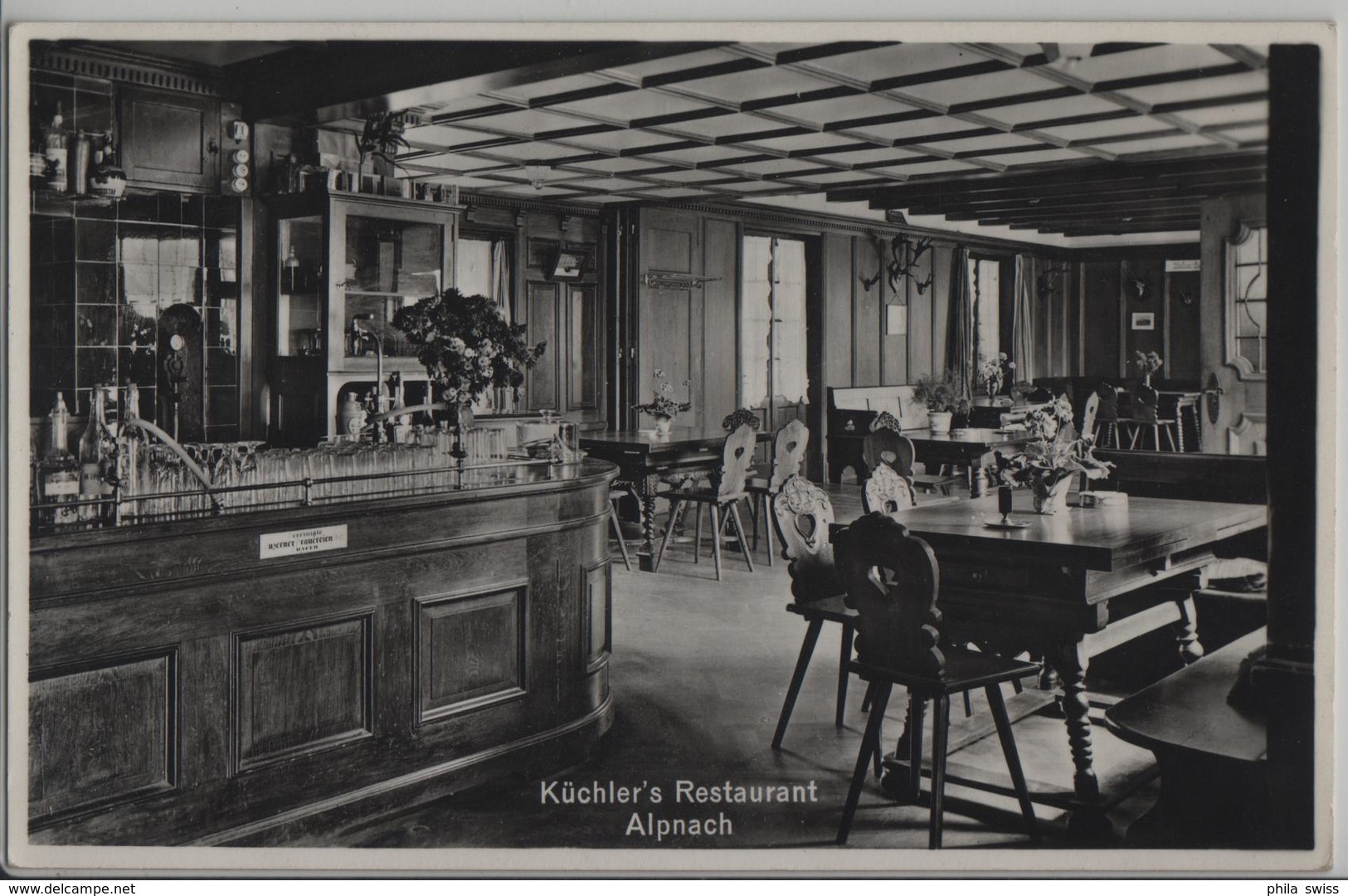 Alpnach - Küchler's Restaurant - Photo: A. Bucher - Autres & Non Classés