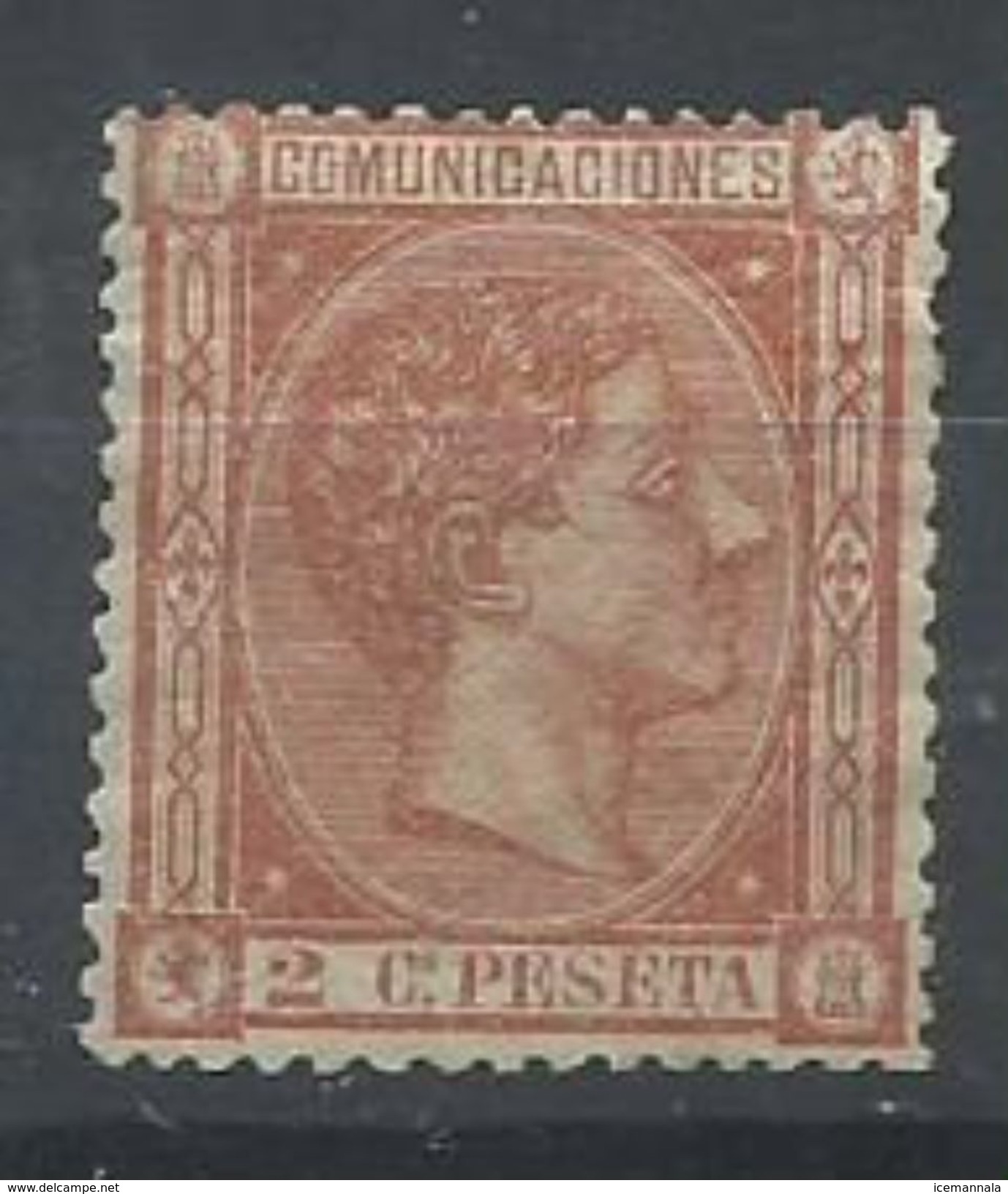 ESPAÑA EDIFIL 162  MH  * - Unused Stamps