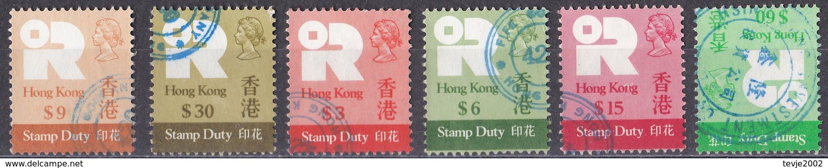 Lb_ Hong Kong - Lot  Stamp Duty - Gestempelt Used - Gebruikt