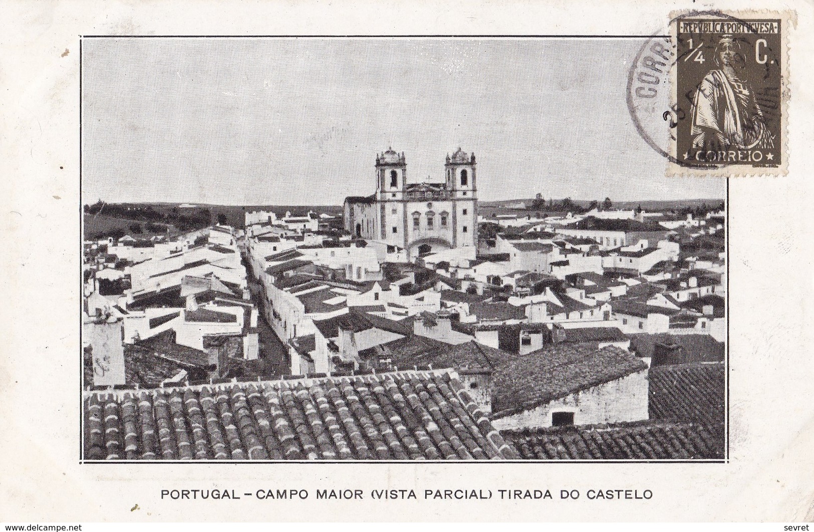 PORTUGAL - CALDAS Da RAINHA. Campo Maior ( Vista Parcial ) Tirada Do Castelo - Otros & Sin Clasificación