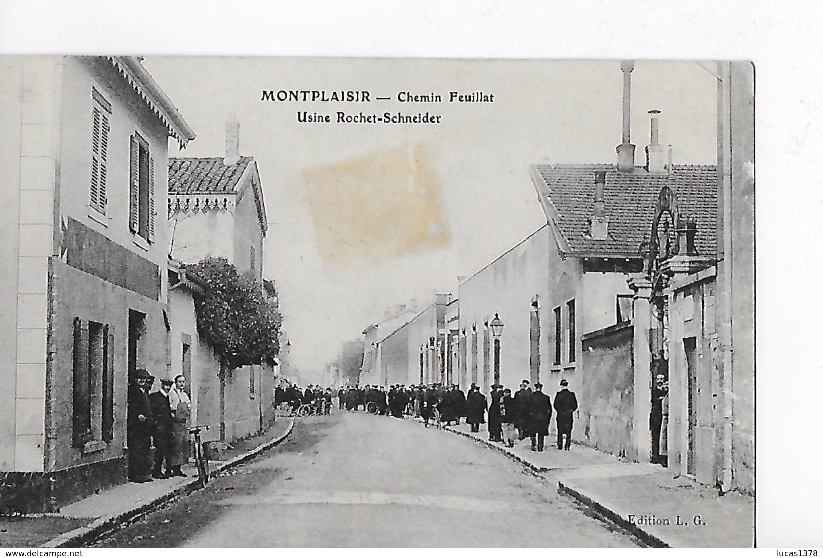 69 / MONTPLAISIR / CHEMIN FEUILLAT / USINE ROCHET SCHNEIDER/ RARE - Lyon 8