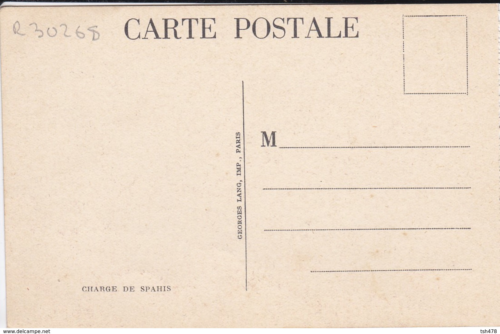 MILITARIA---charge De Spahis--( Sortie Carnet )---voir 2 Scans - Manoeuvres