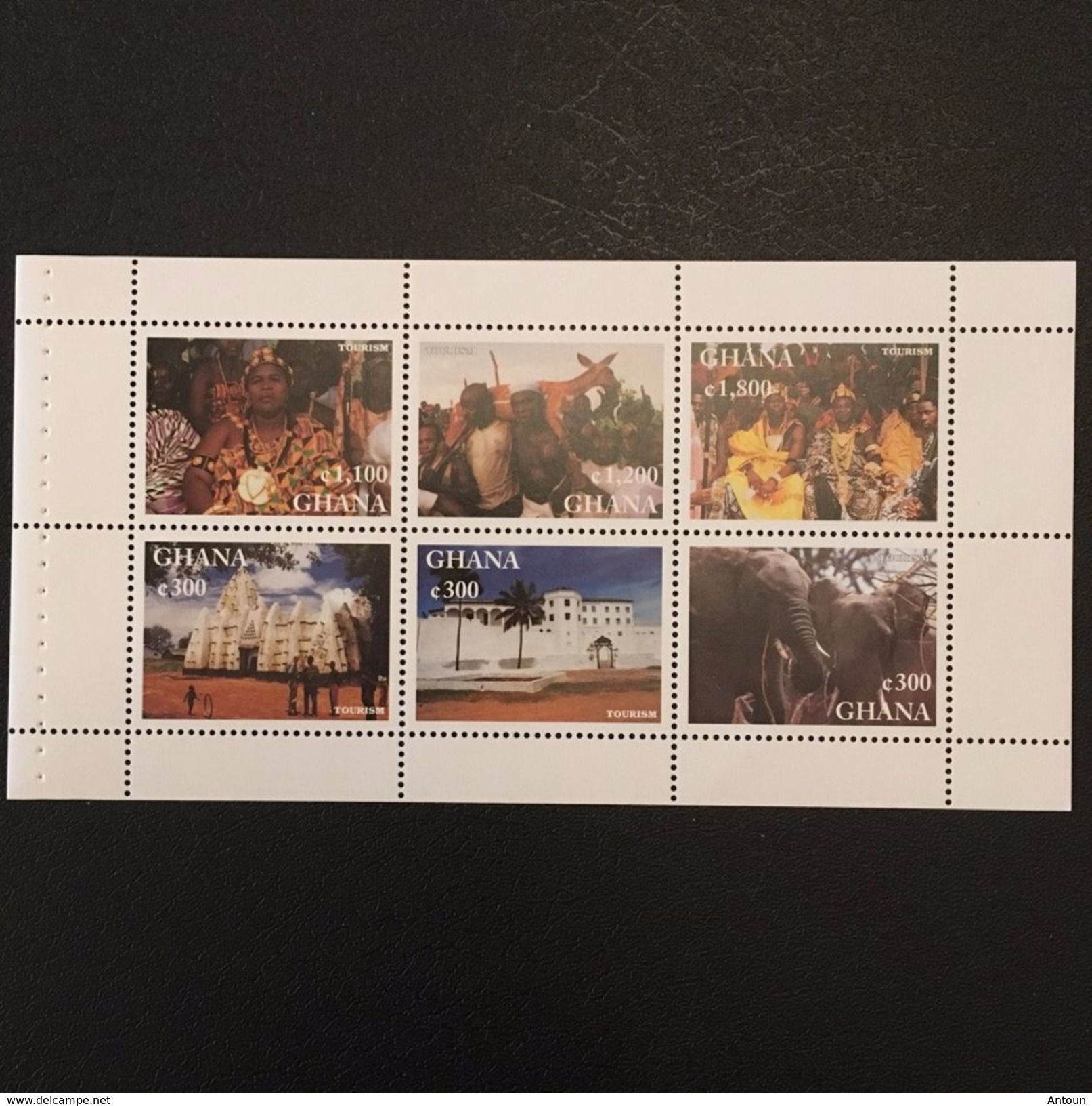 Ghana 2000 Tourism Booklet Pane  POSTAGE TO BE ADDED ON ALL ITEMS - Ghana (1957-...)