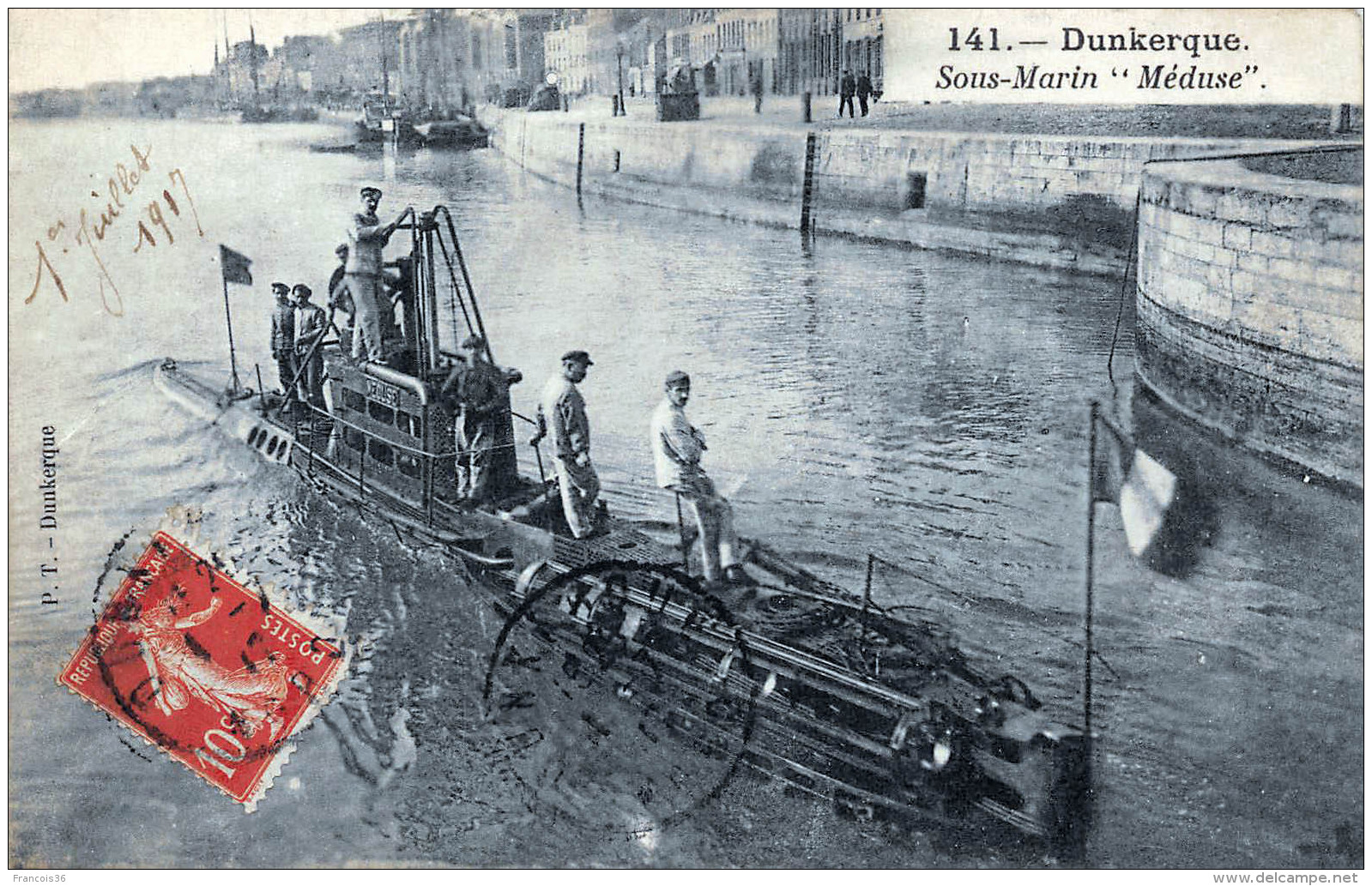 (59) Dunkerque - Sous Marin Méduse 1917 - Dunkerque