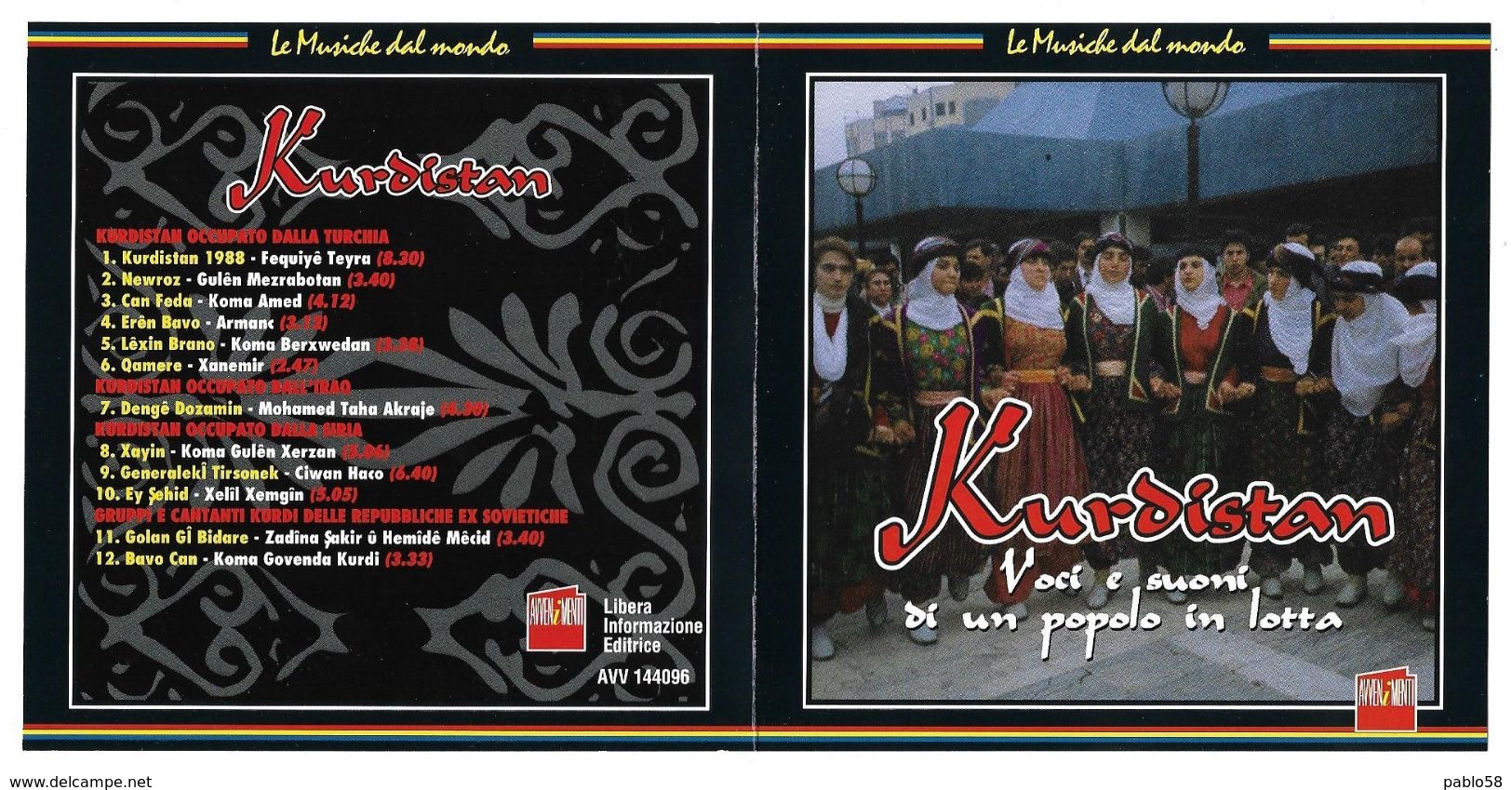 Kurdistan Canti E Danze Di Un Popolo In Lotta NUOVO Incelofanato - Musiche Del Mondo