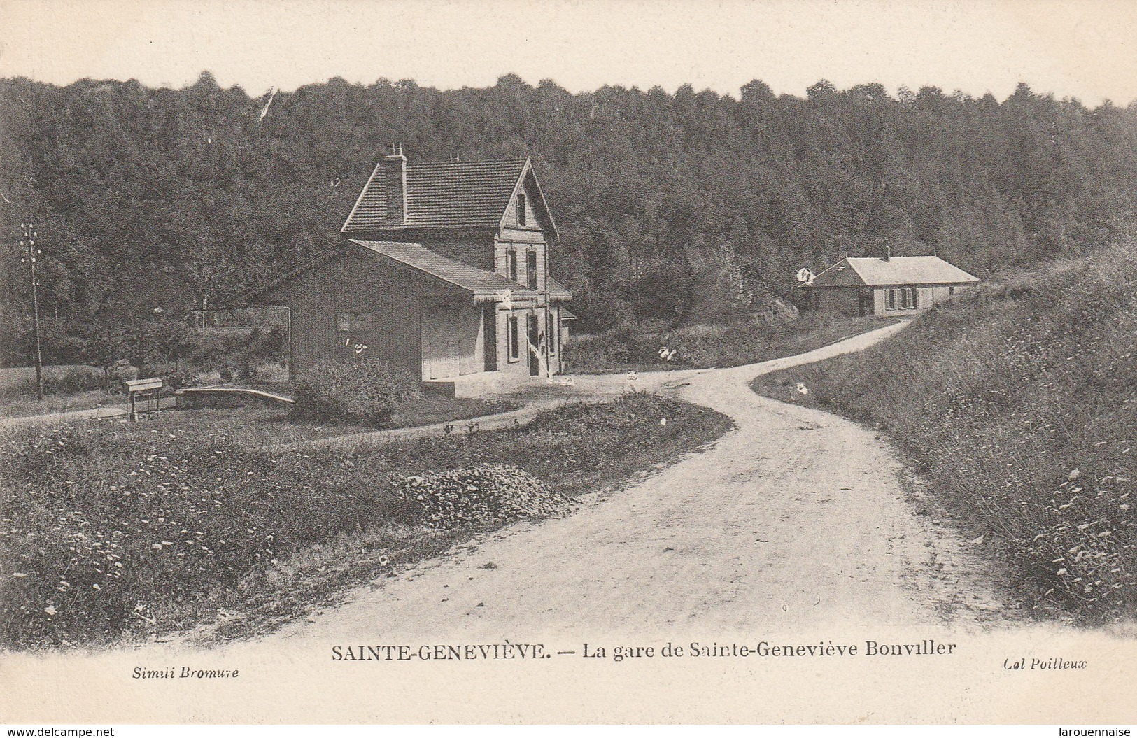 60 - SAINTE GENEVIEVE - La Gare De Sainte Geneviève Bonviller - Sainte-Geneviève